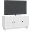 TV-skab Hvid højglans 99 x 34,5 x 50 cm Konstrueret træ
