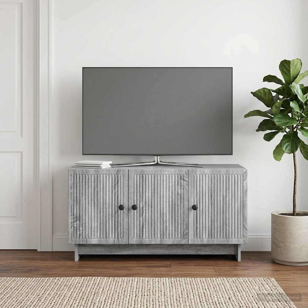 TV-skab Grå sonoma-eg 99 x 34,5 x 50 cm Konstrueret træ