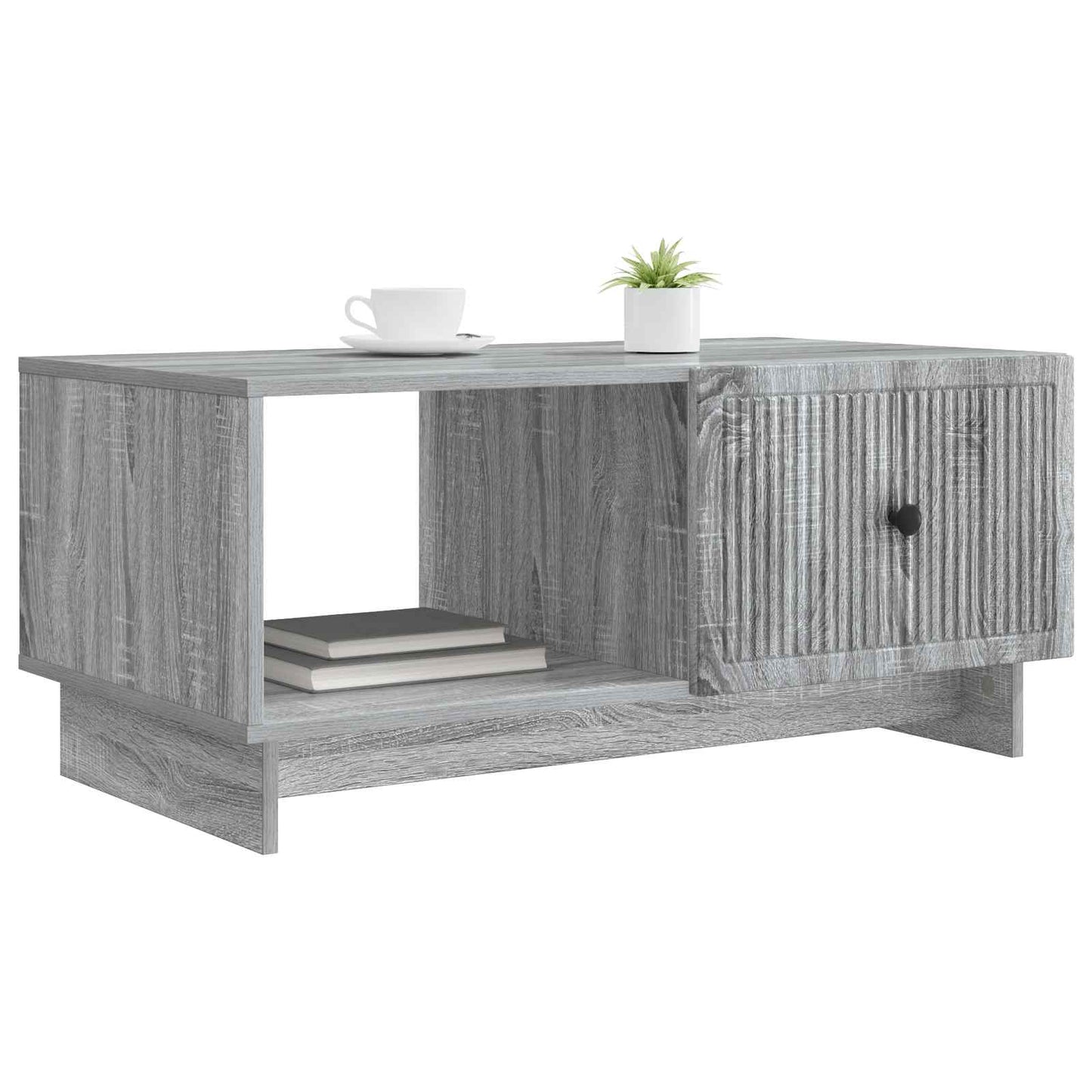 Sofabord Grå sonoma-eg 90 x 50 x 40 cm Konstrueret træ