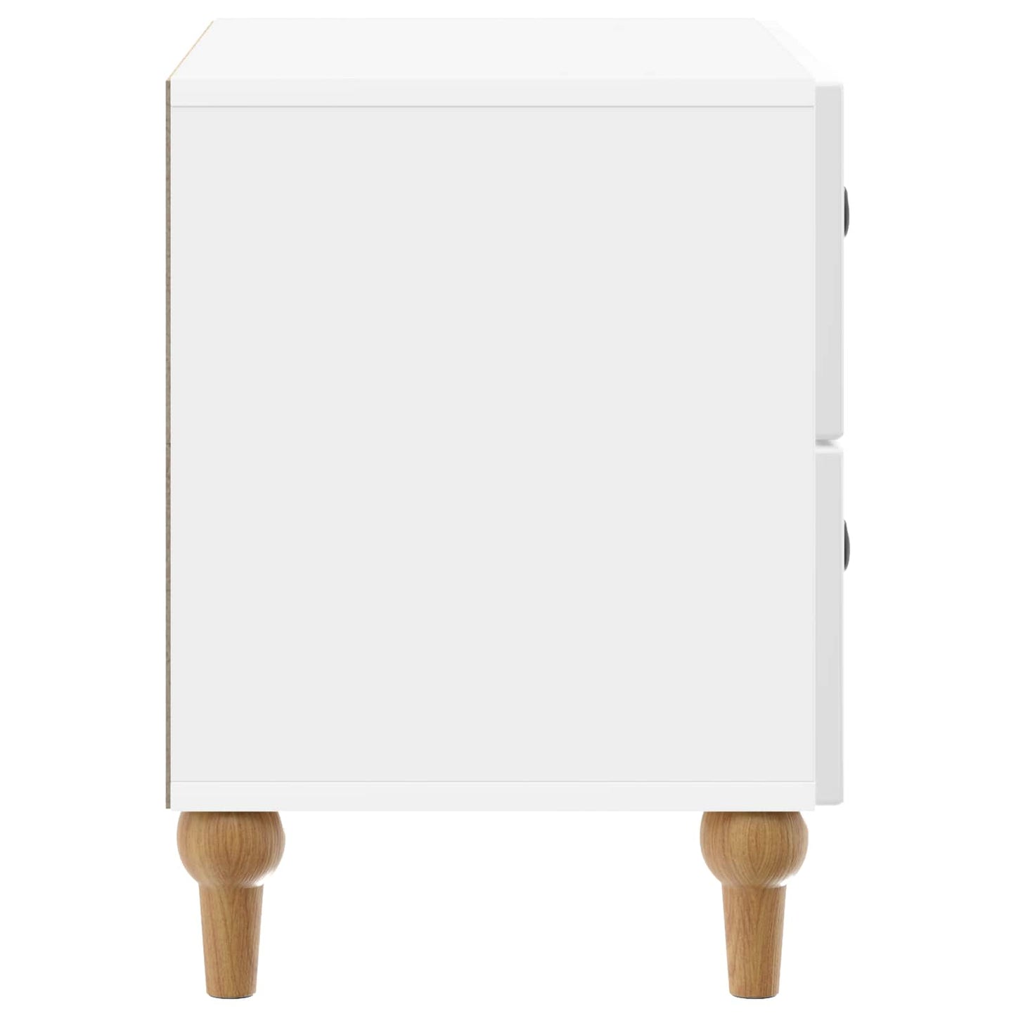 Natskab Hvid højglans 62 x 34,5 x 48 cm Konstrueret træ