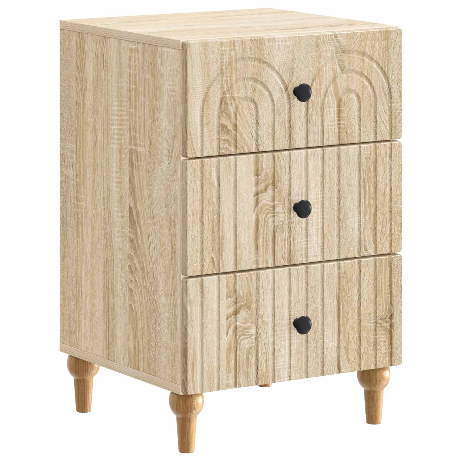 Natskab med skuffe Sonoma-eg 43x 41 x 66,5 cm Konstrueret træ billede