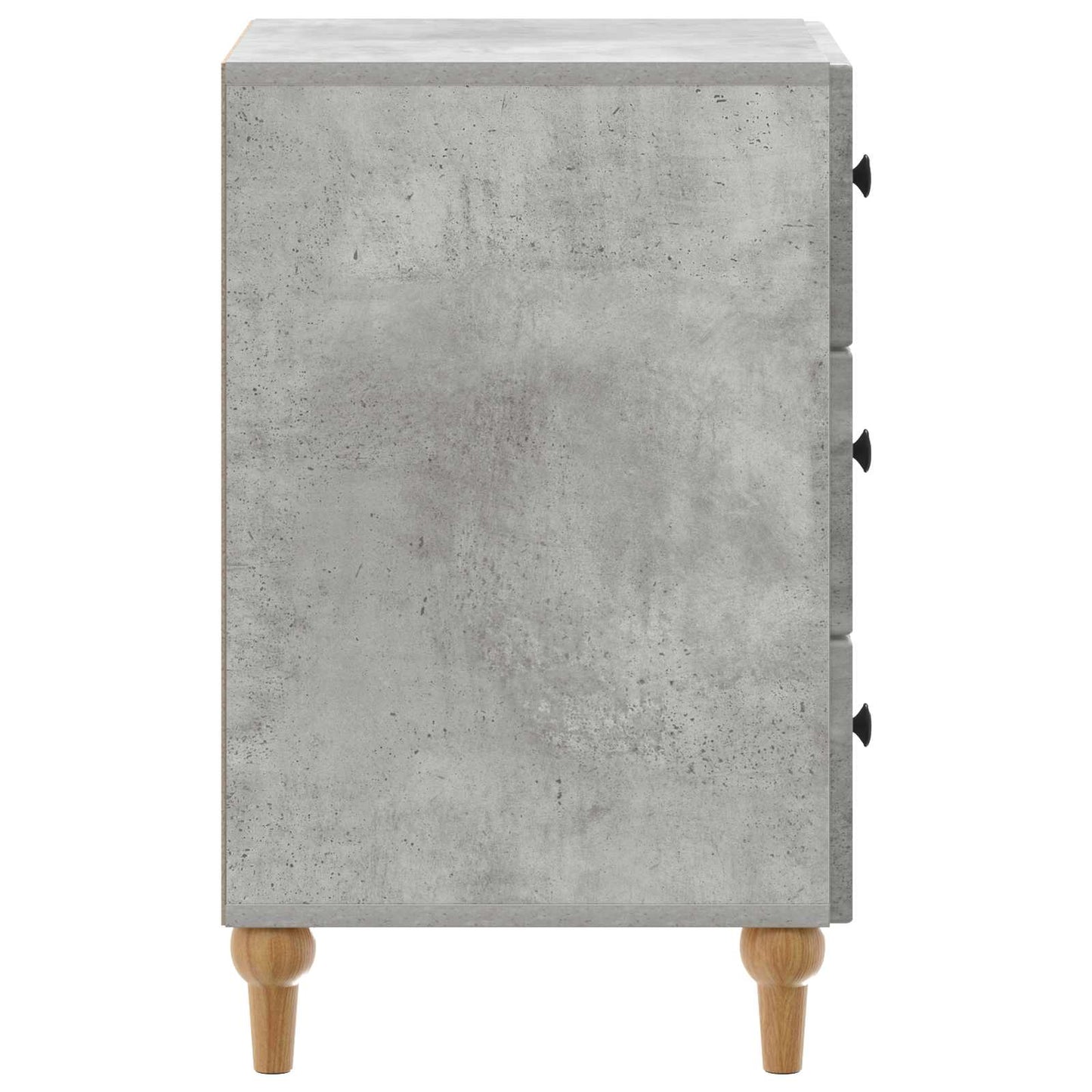 Natskab med skuffe Betongrå 43x 41 x 66,5 cm Konstrueret træ
