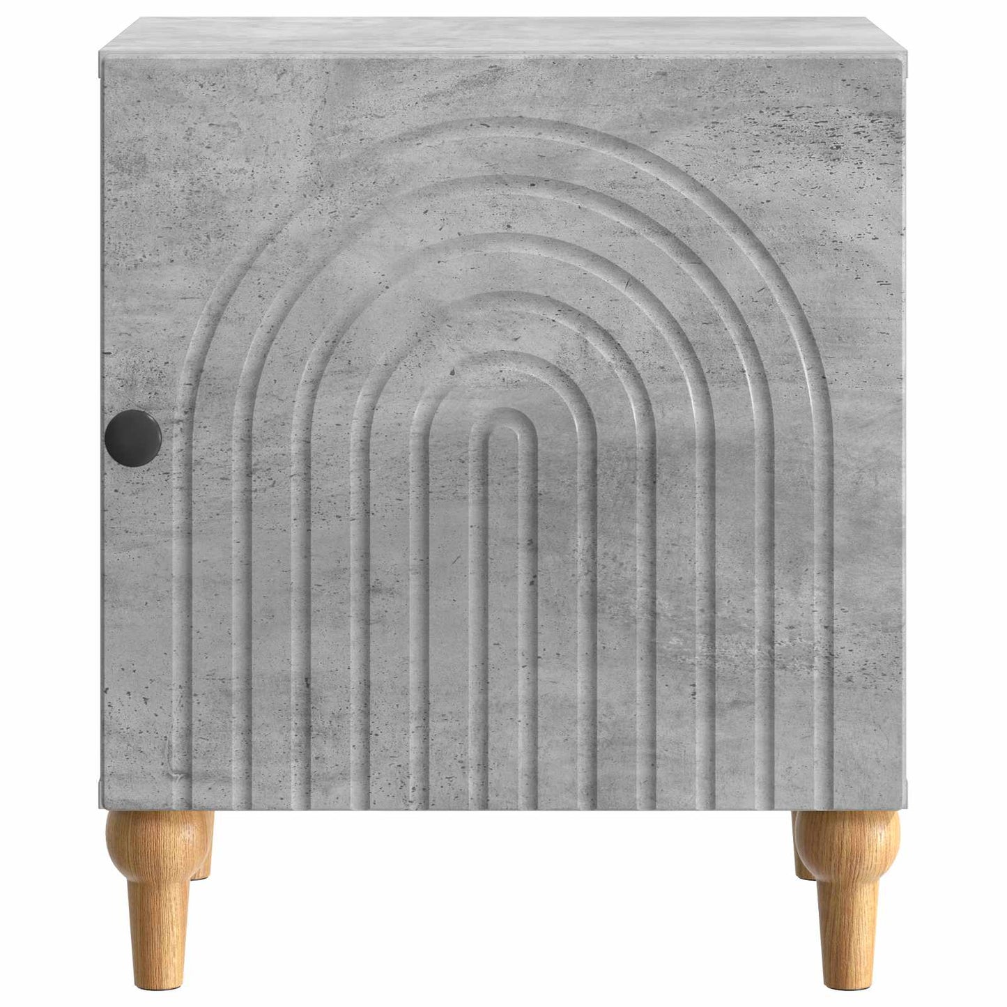 Natskab 2 pcs Betongrå 43 x 34,5 x 50 cm Konstrueret træ