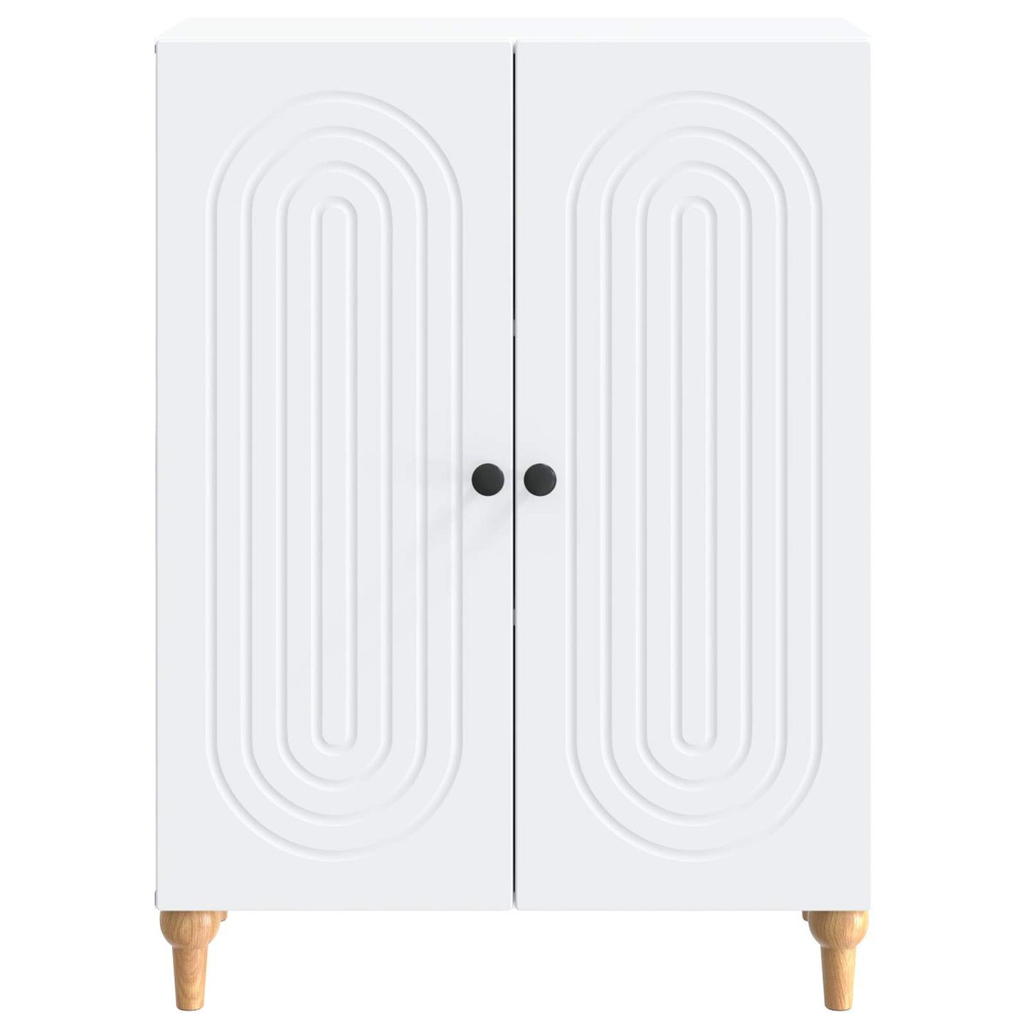 Sideboard Hvid 66 x 34,5 x 90 cm Konstrueret træ