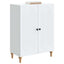 Sideboard Hvid 66 x 34,5 x 90 cm Konstrueret træ