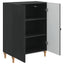 Sideboard Sort 66 x 34,5 x 90 cm Konstrueret træ