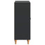 Sideboard Sort 66 x 34,5 x 90 cm Konstrueret træ