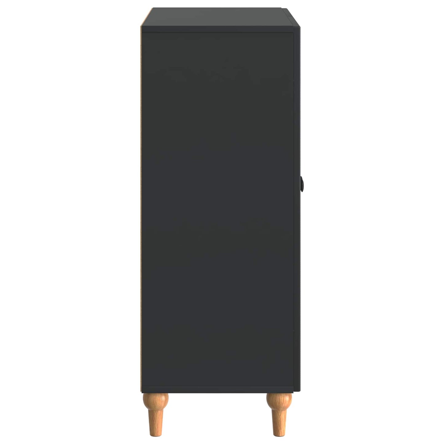 Sideboard Sort 66 x 34,5 x 90 cm Konstrueret træ