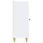 Sideboard Hvid 33 x 34,5 x 90 cm Konstrueret træ