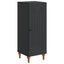 Sideboard Sort 33 x 34,5 x 90 cm Konstrueret træ