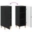 Sideboard Sort 33 x 34,5 x 90 cm Konstrueret træ