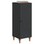 Sideboard Sort 33 x 34,5 x 90 cm Konstrueret træ