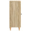 Sideboard Sonoma-eg 33 x 34,5 x 90 cm Konstrueret træ