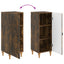 Sideboard Røget eg 33 x 34,5 x 90 cm Konstrueret træ
