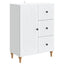 Sideboard Hvid 66 x 34,5 x 90 cm Konstrueret træ