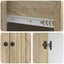 Sideboard Sonoma-eg 66 x 34,5 x 90 cm Konstrueret træ