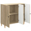 Sideboard Sonoma-eg 89 x 34,5 x 80 cm Konstrueret træ