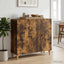 Sideboard Røget eg 89 x 34,5 x 80 cm Konstrueret træ