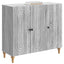 Sideboard Grå sonoma-eg 89 x 34,5 x 80 cm Konstrueret træ
