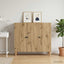 Sideboard Artisan-eg 89 x 34,5 x 80 cm Konstrueret træ