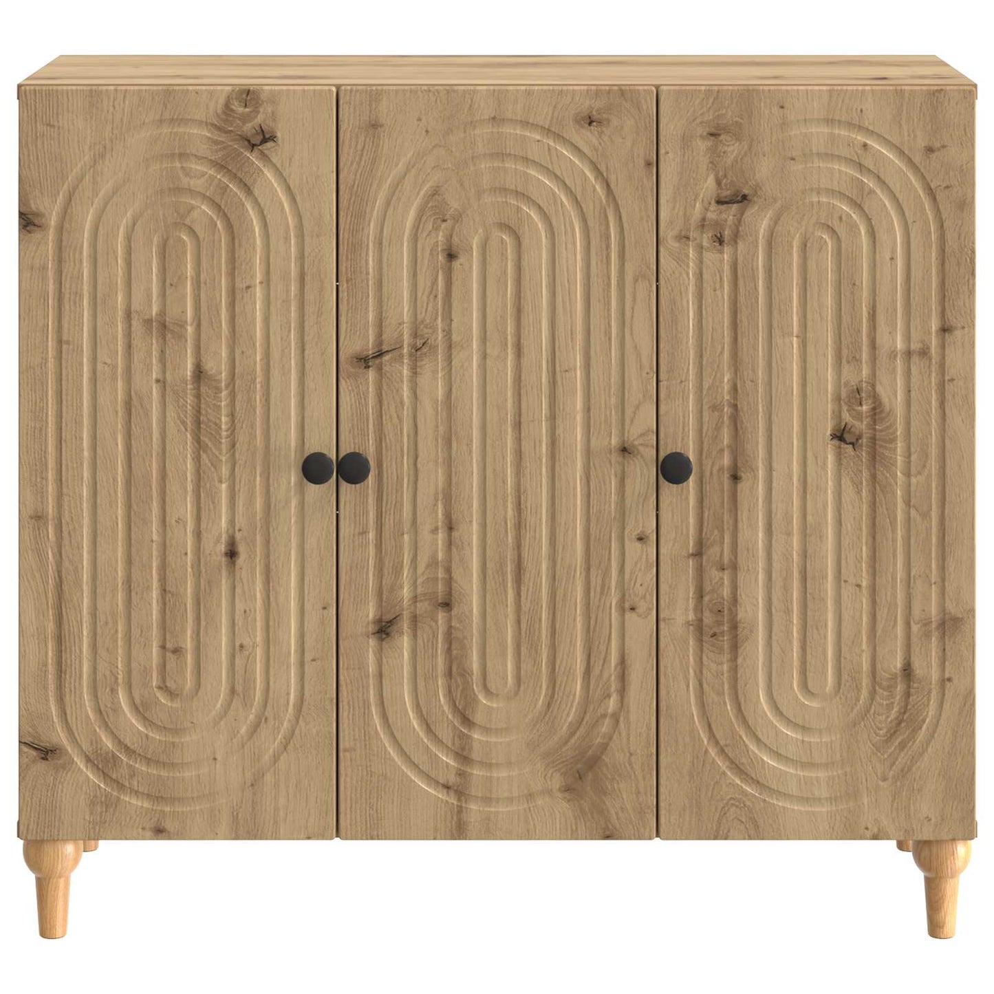 Sideboard Artisan-eg 89 x 34,5 x 80 cm Konstrueret træ