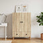 Sideboard Sonoma-eg 66 x 34,5 x 95 cm Konstrueret træ