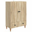 Sideboard Sonoma-eg 66 x 34,5 x 95 cm Konstrueret træ