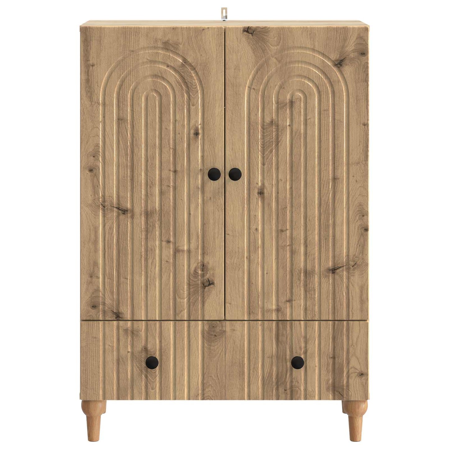 Sideboard Artisan-eg 66 x 34,5 x 95 cm Konstrueret træ