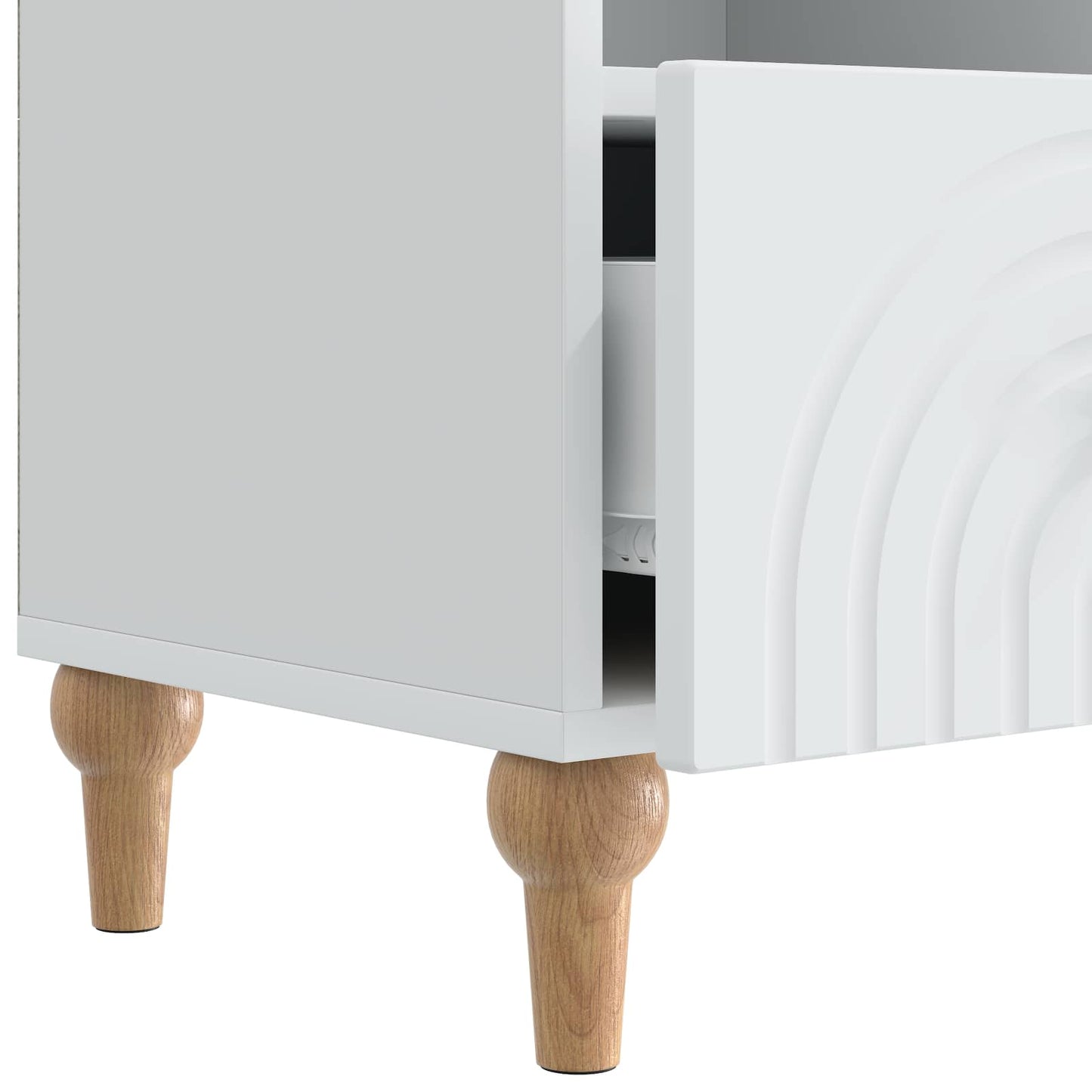 TV-skab Hvid 102 x 34,5 x 50 cm Konstrueret træ