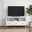 TV-skab Hvid 102 x 34,5 x 50 cm Konstrueret træ