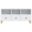 TV-skab Hvid 102 x 34,5 x 50 cm Konstrueret træ
