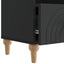 TV-skab Sort 102 x 34,5 x 50 cm Konstrueret træ