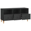 TV-skab Sort 102 x 34,5 x 50 cm Konstrueret træ