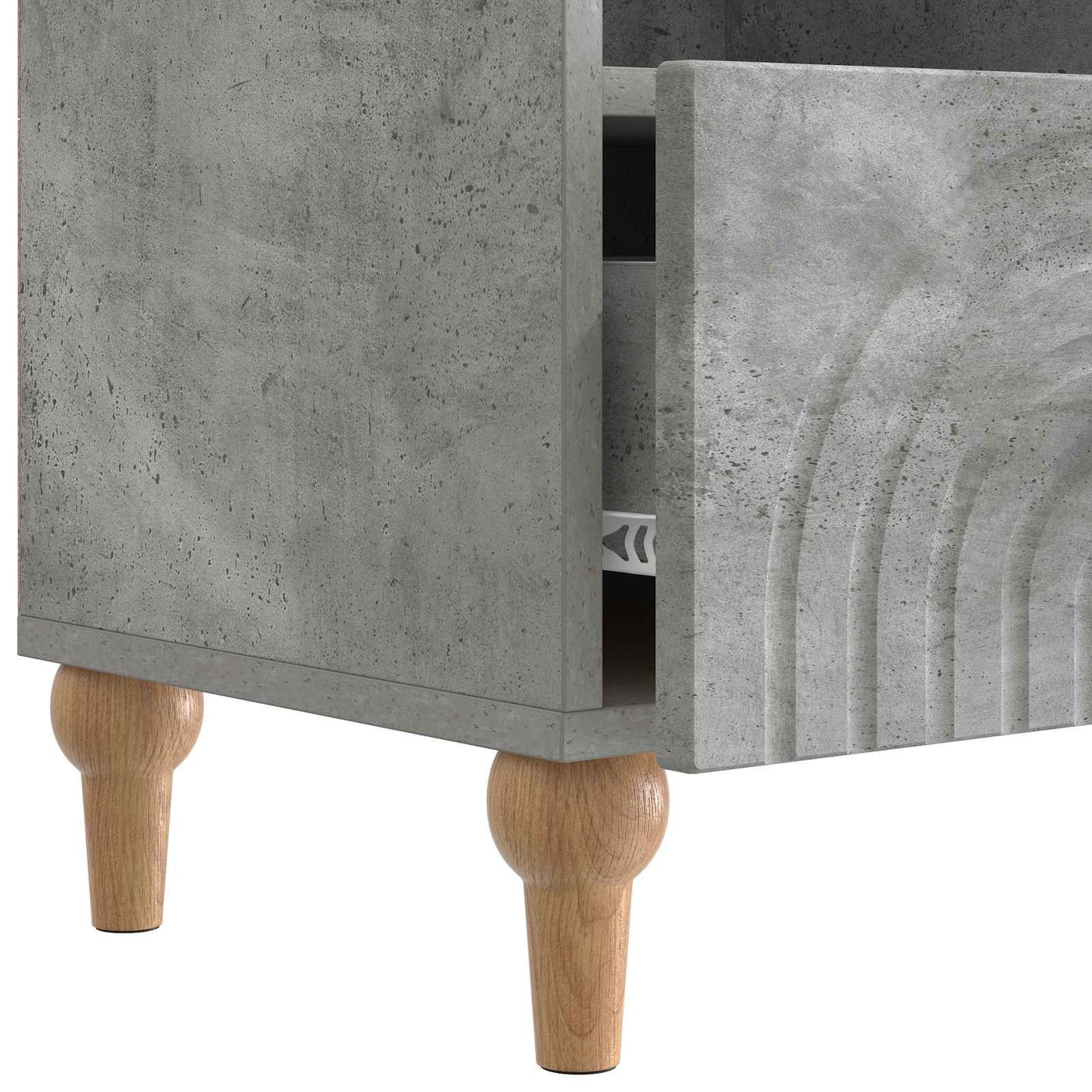 TV-skab BetonGrå 102 x 34,5 x 50 cm Konstrueret træ