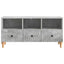 TV-skab BetonGrå 102 x 34,5 x 50 cm Konstrueret træ