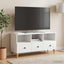 TV-skab Højglans Hvid 102 x 34,5 x 50 cm Konstrueret træ