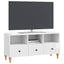 TV-skab Højglans Hvid 102 x 34,5 x 50 cm Konstrueret træ