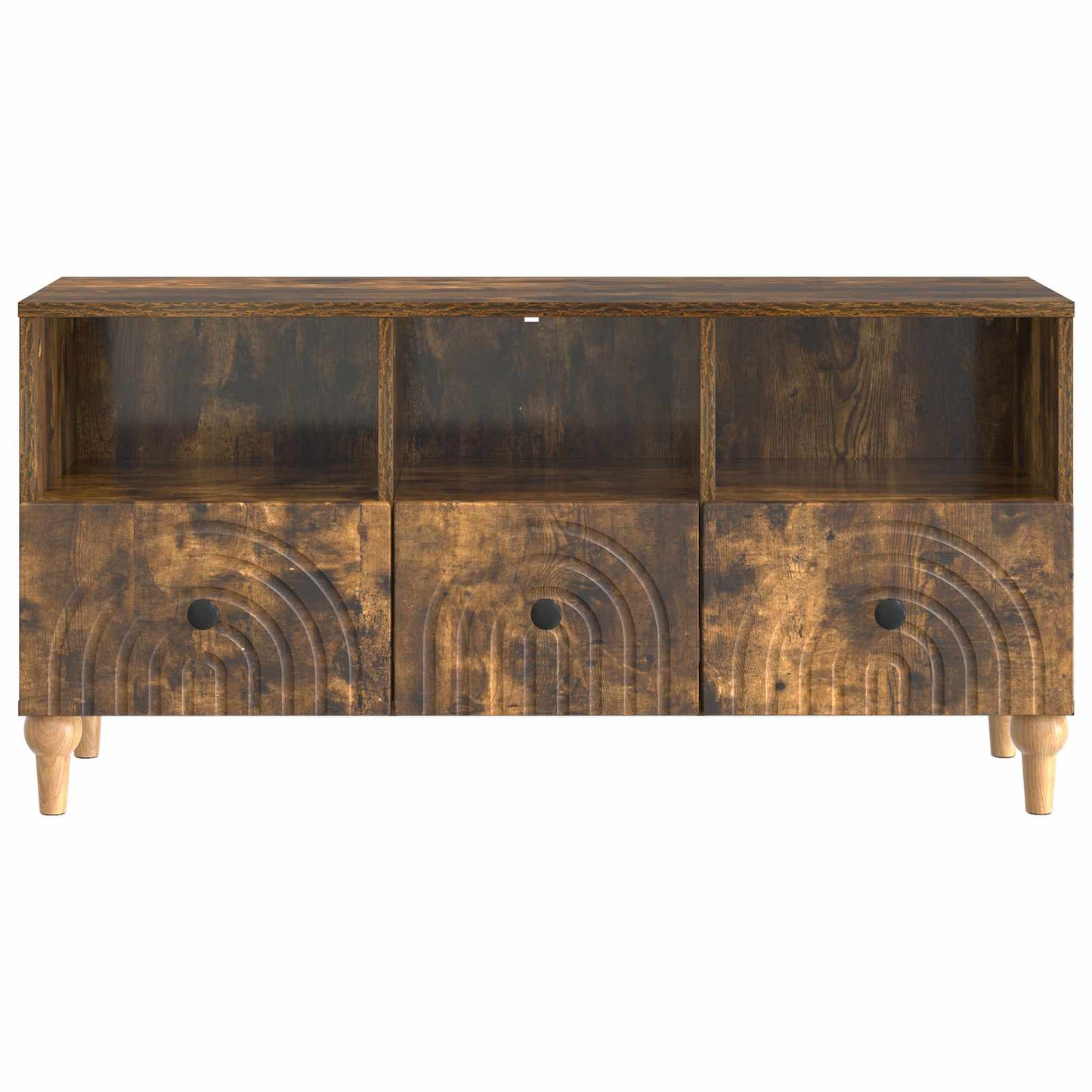 TV-skab Røget Eg 102 x 34,5 x 50 cm Konstrueret træ