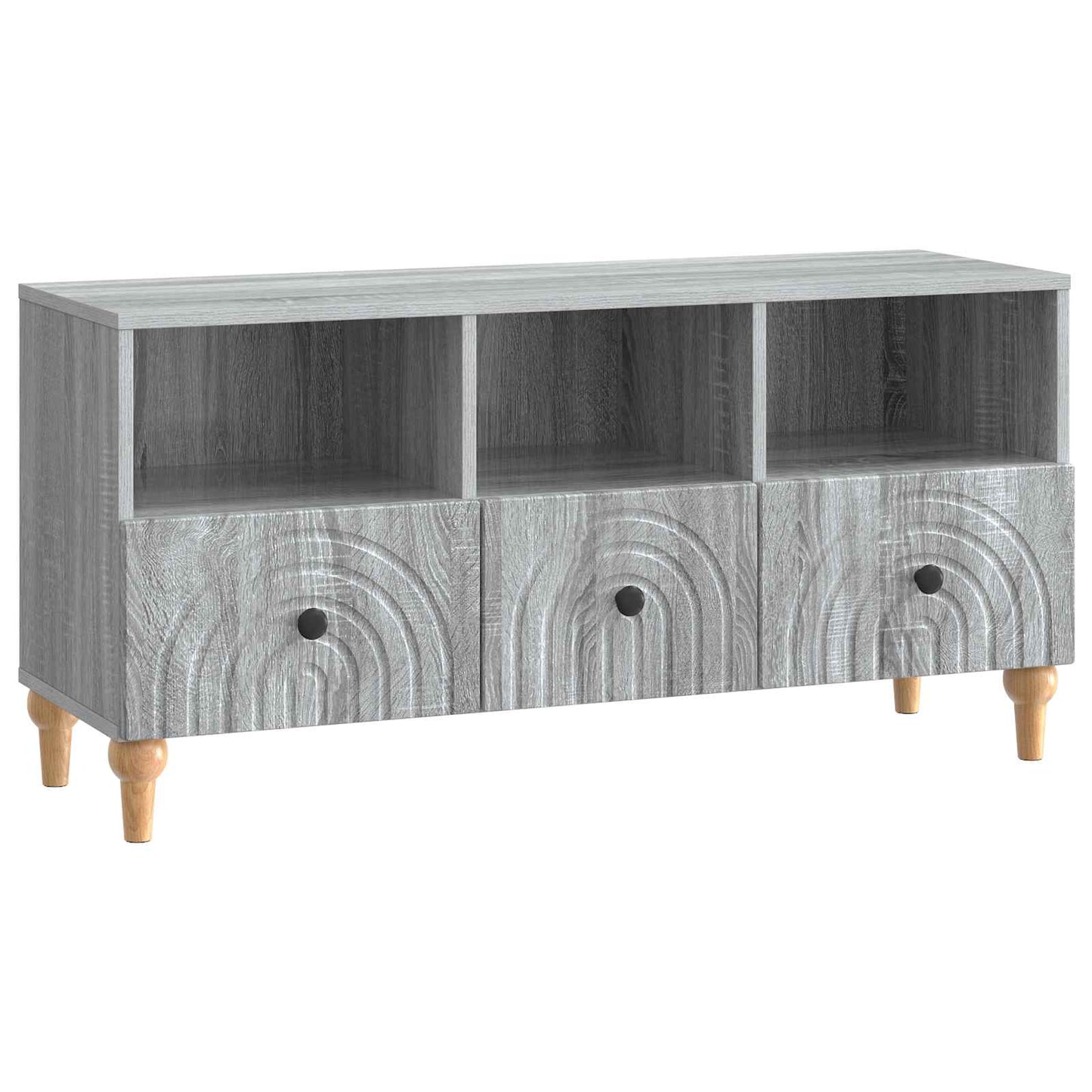 TV-skab Grå Sonoma 102 x 34,5 x 50 cm Konstrueret træ