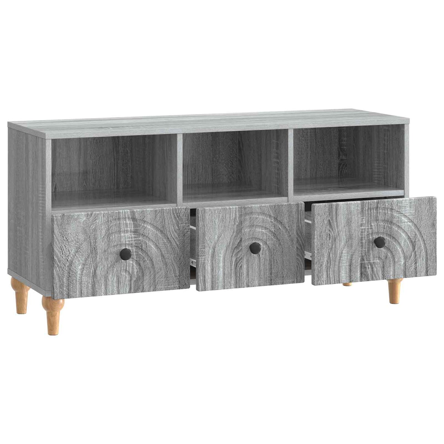 TV-skab Grå Sonoma 102 x 34,5 x 50 cm Konstrueret træ
