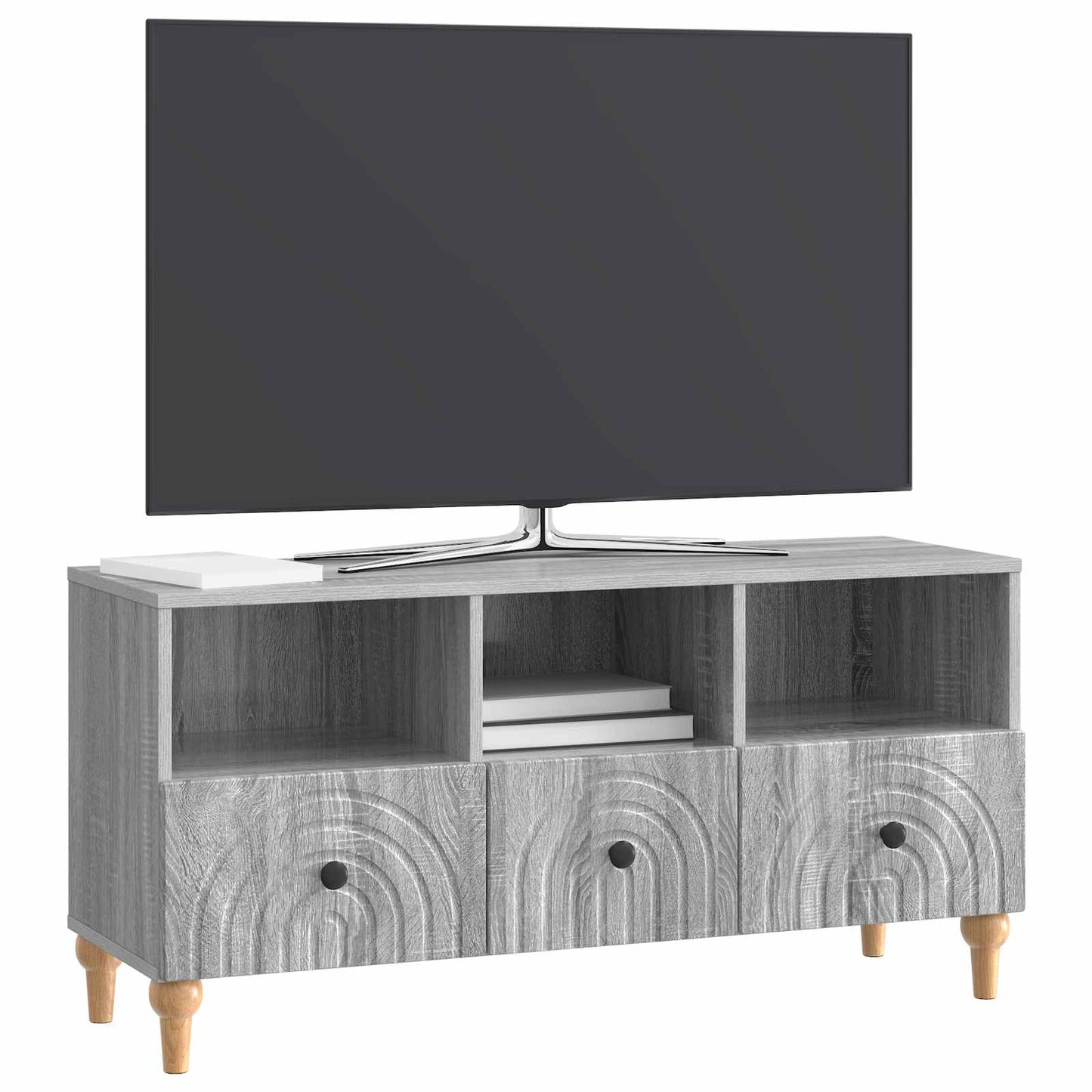 TV-skab Grå Sonoma 102 x 34,5 x 50 cm Konstrueret træ