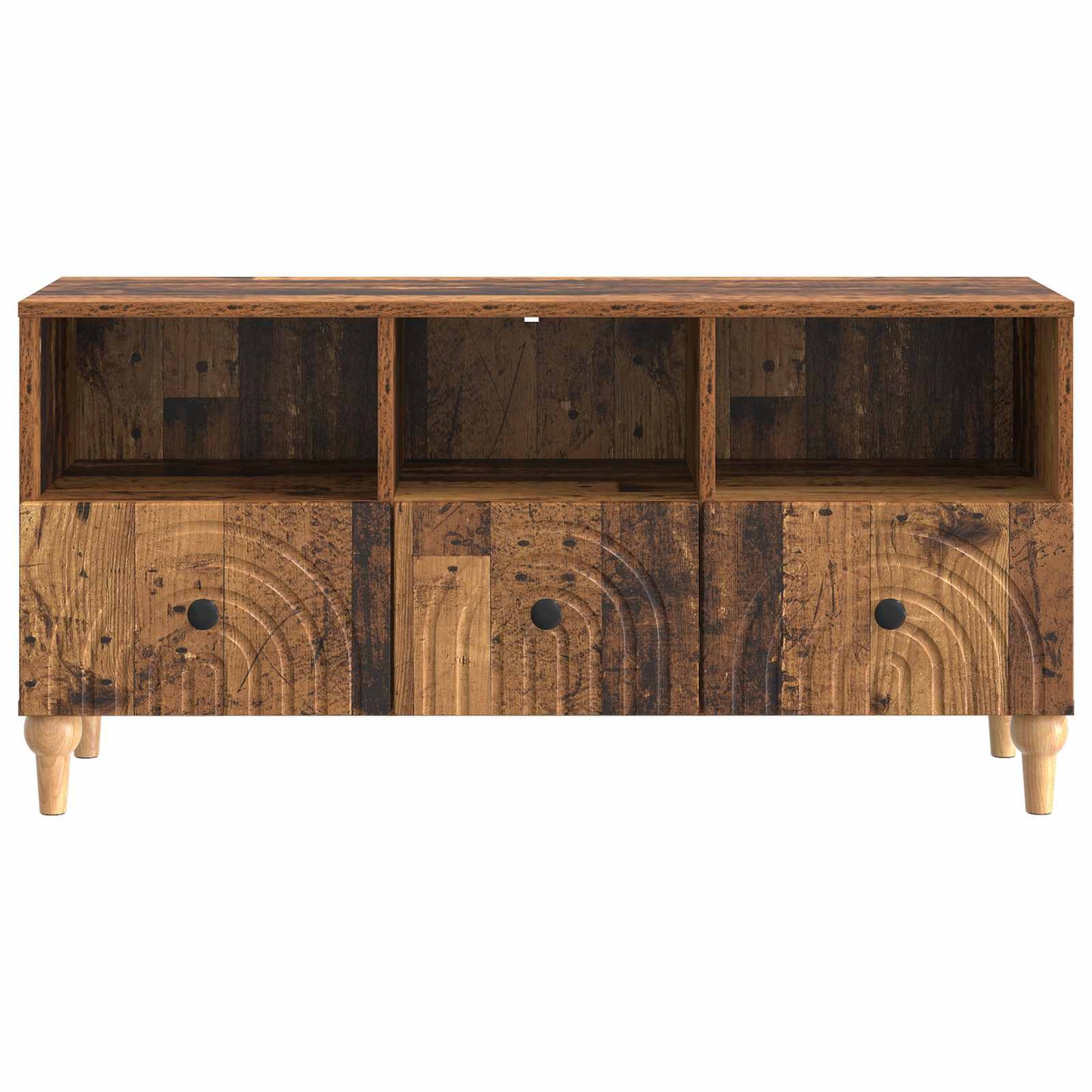 TV-skab Gammelt træ 102 x 34,5 x 50 cm Konstrueret træ