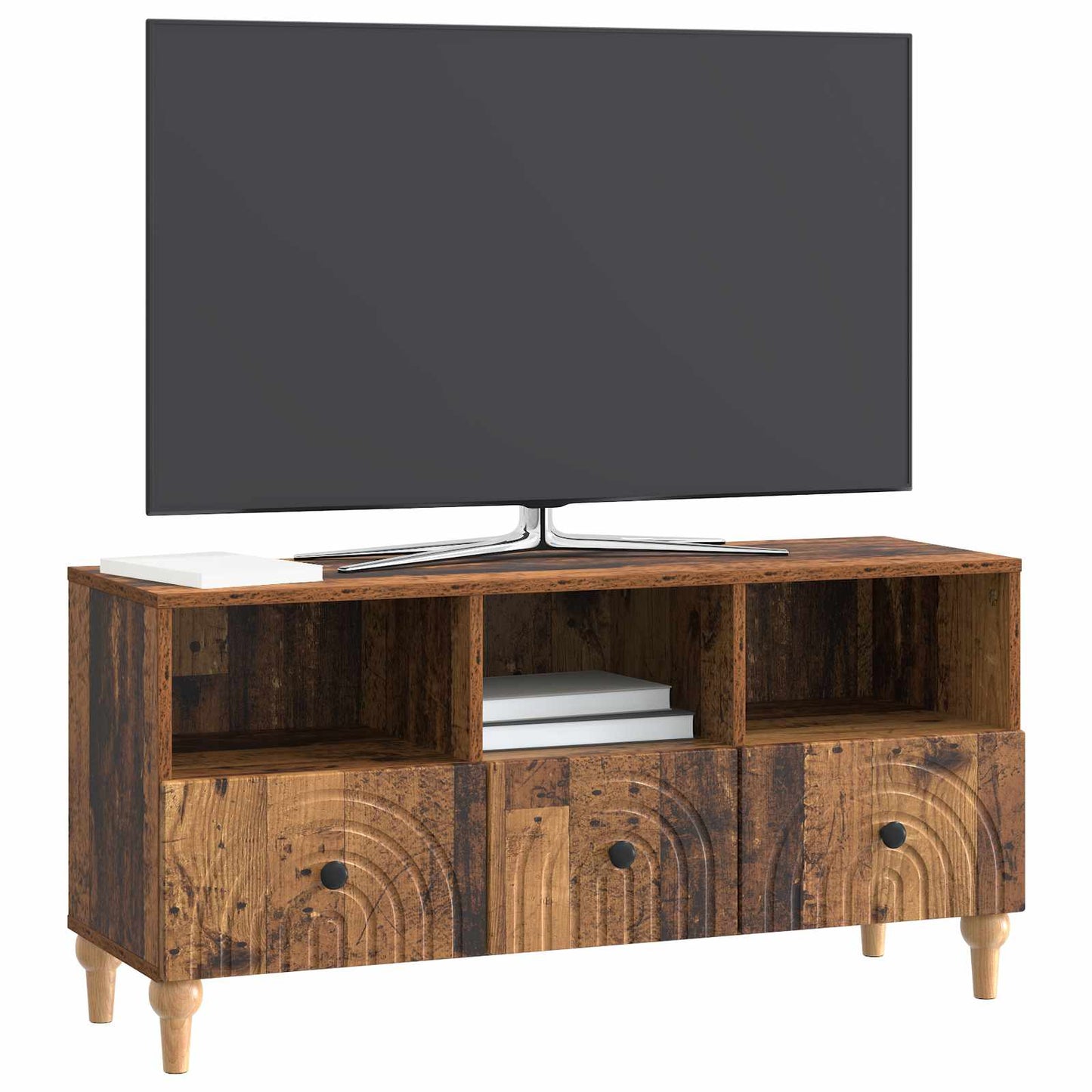 TV-skab Gammelt træ 102 x 34,5 x 50 cm Konstrueret træ