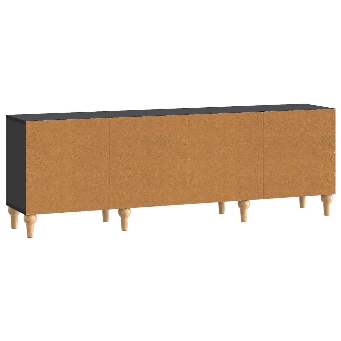 TV-skab Sort 150 x 31 x 50 cm Konstrueret træ