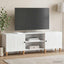 TV-skab Hvid højglans 150 x 31 x 50 cm Konstrueret træ