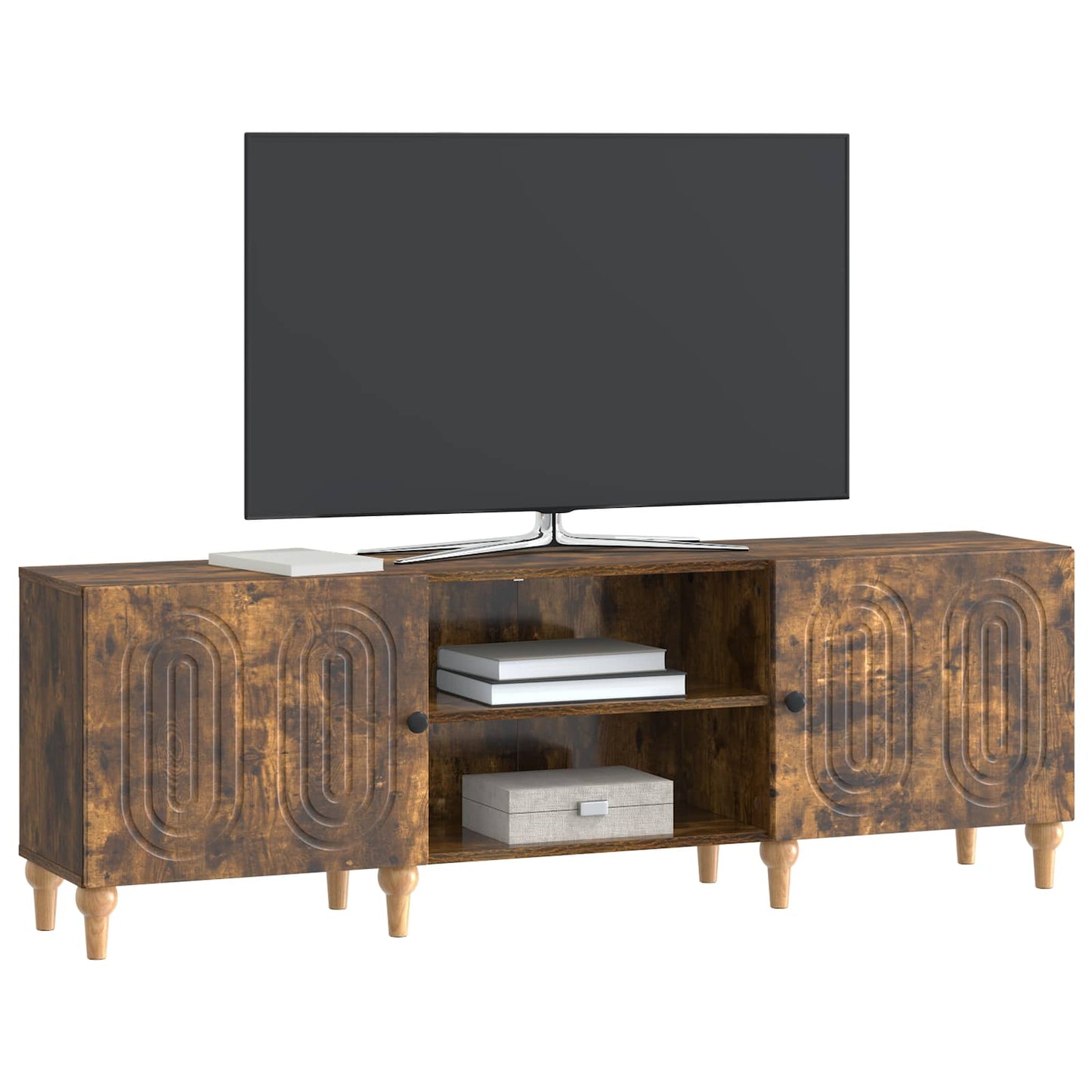 TV-skab Røget eg 150 x 31 x 50 cm Konstrueret træ