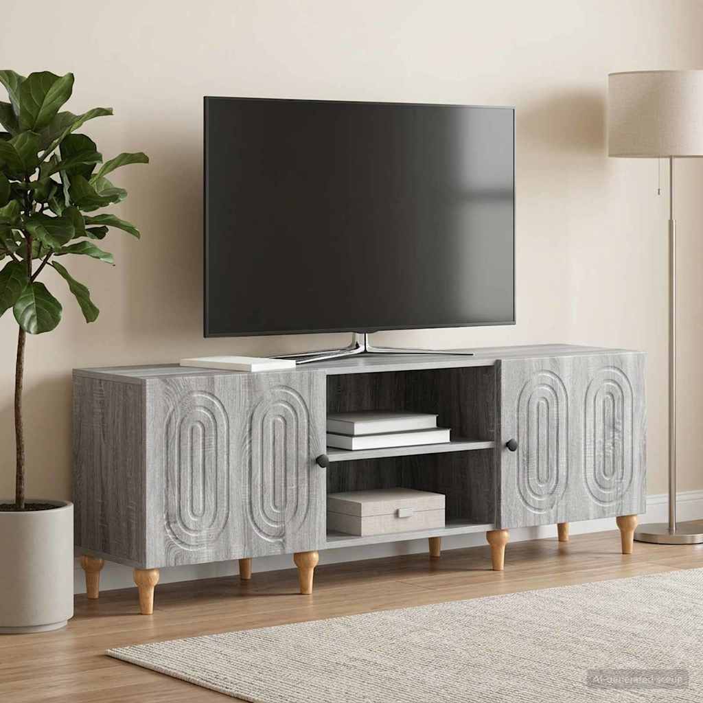 TV-skab Grå sonoma-eg 150 x 31 x 50 cm Konstrueret træ