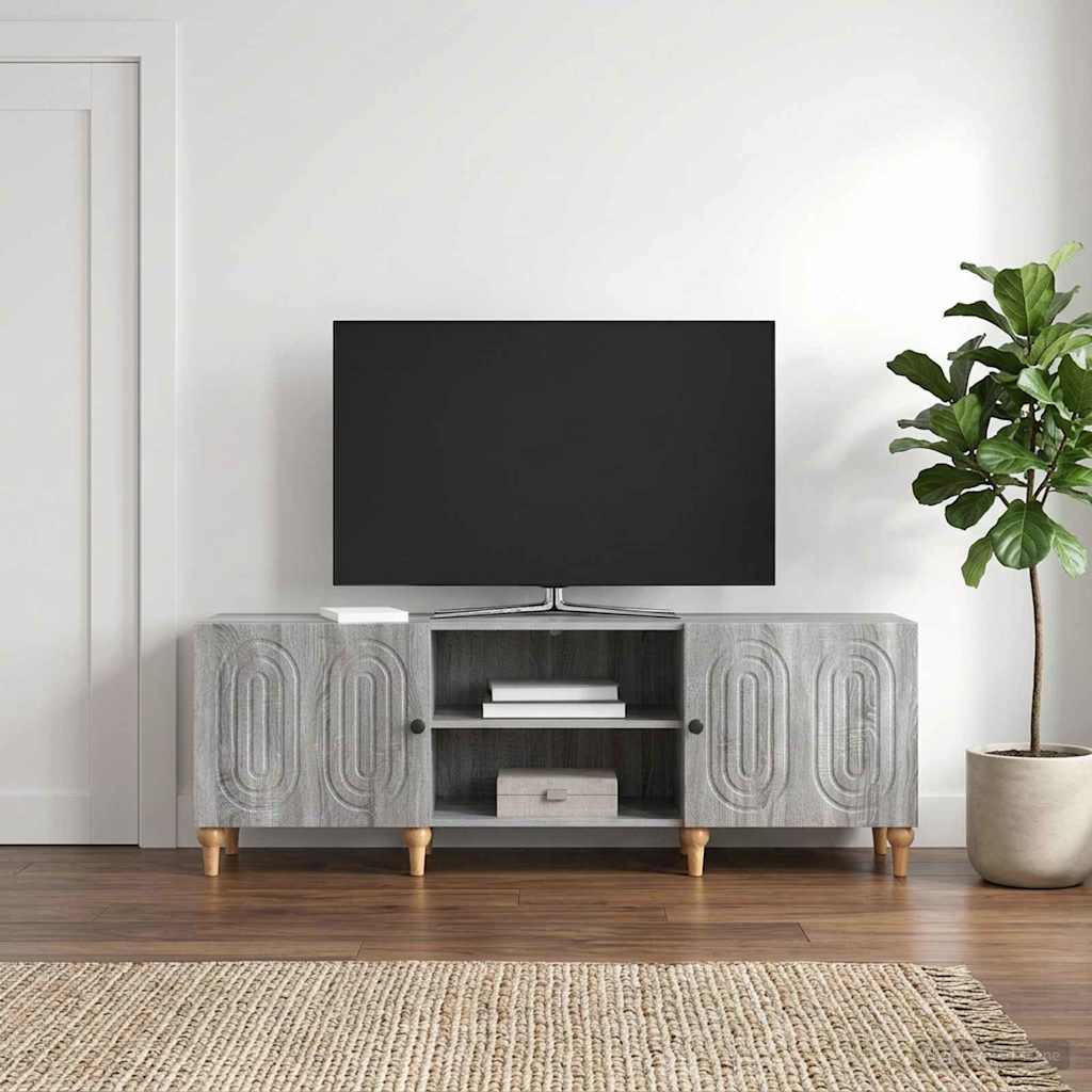 TV-skab Grå sonoma-eg 150 x 31 x 50 cm Konstrueret træ