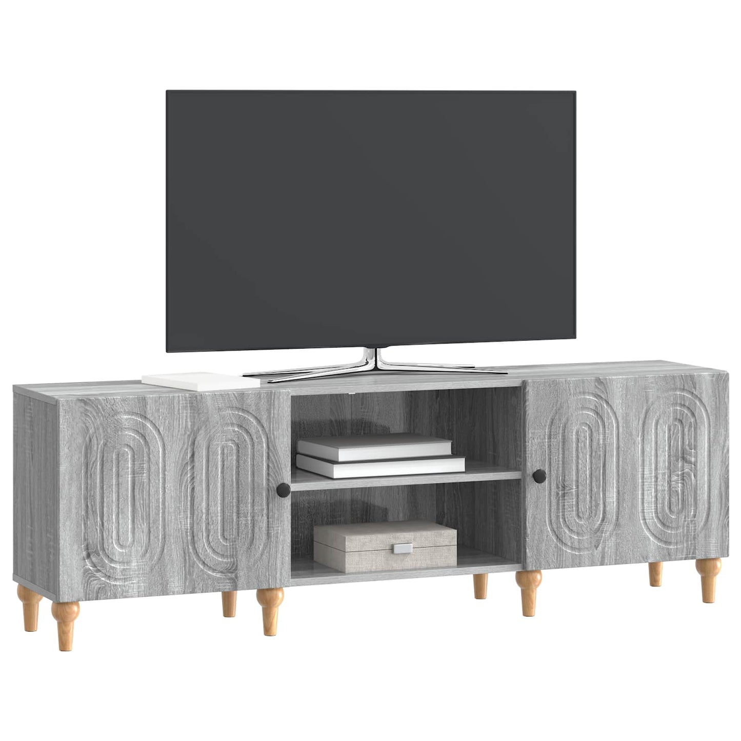 TV-skab Grå sonoma-eg 150 x 31 x 50 cm Konstrueret træ