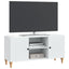 TV-skab Hvid 102 x 34,5 x 50 cm Konstrueret træ